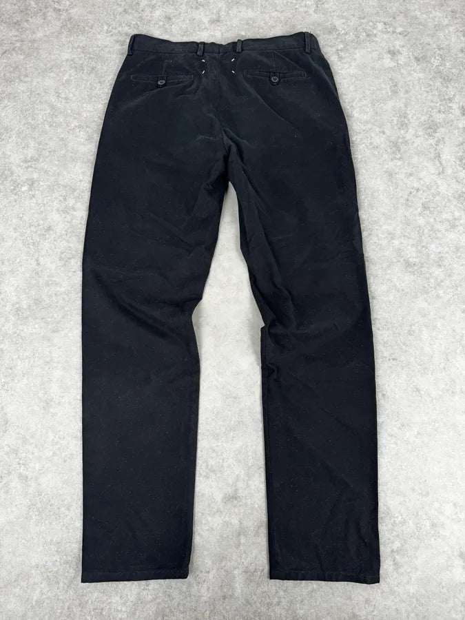 AW2018 Maison Margiela Black Signature Chino Pants dxLTpHm 0