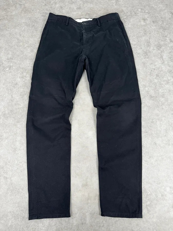 AW2018 Maison Margiela Black Signature Chino Pants dxLTpHm 1