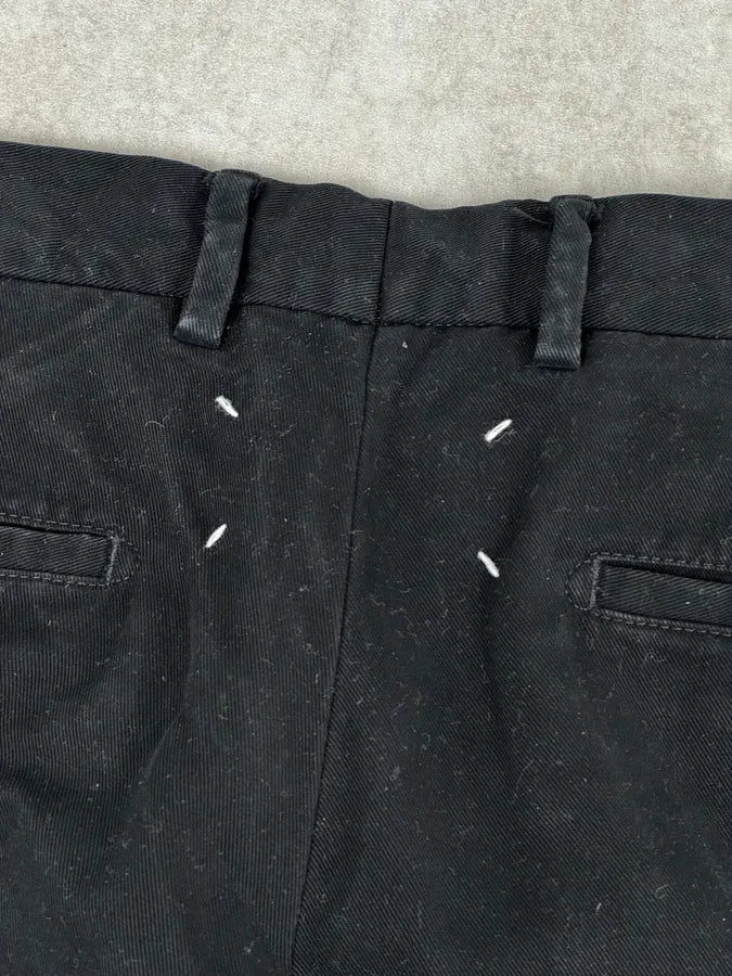 AW2018 Maison Margiela Black Signature Chino Pants dxLTpHm 7