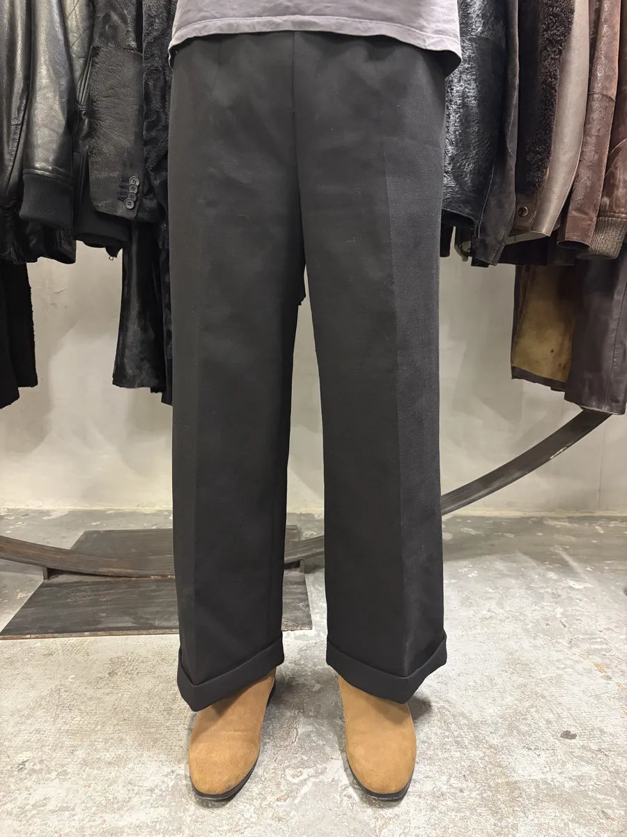 AW2018 Maison Margiela Black cozy Pants (S) dLkaybp 8