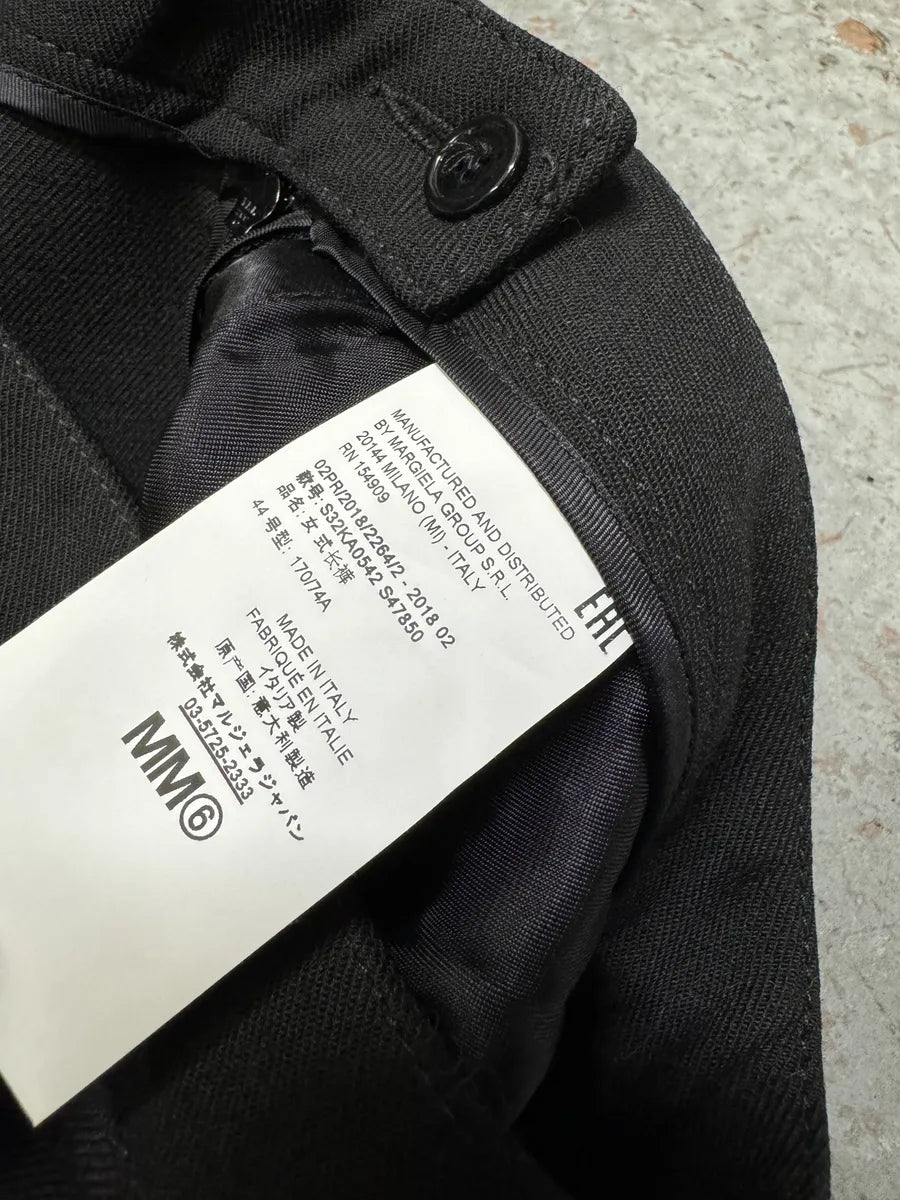 AW2018 Maison Margiela Black cozy Pants (S) dLkaybp 9