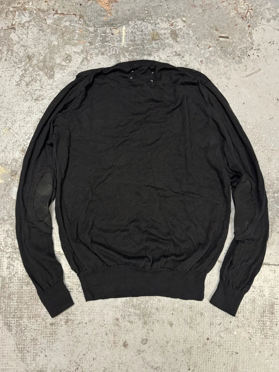 AW2018 Maison Margiela Black Padded Sweater  wkfNPwT 0