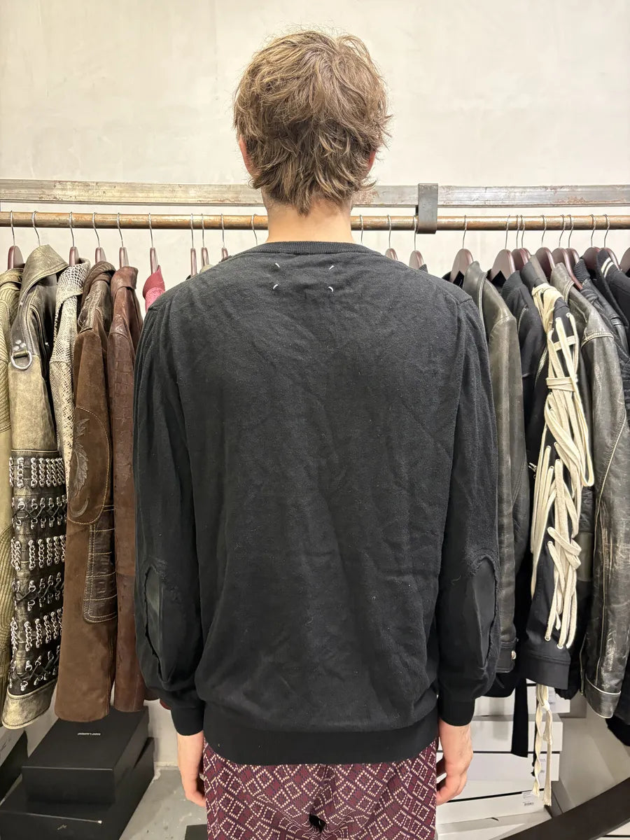 AW2018 Maison Margiela Black Padded Sweater  wkfNPwT 1