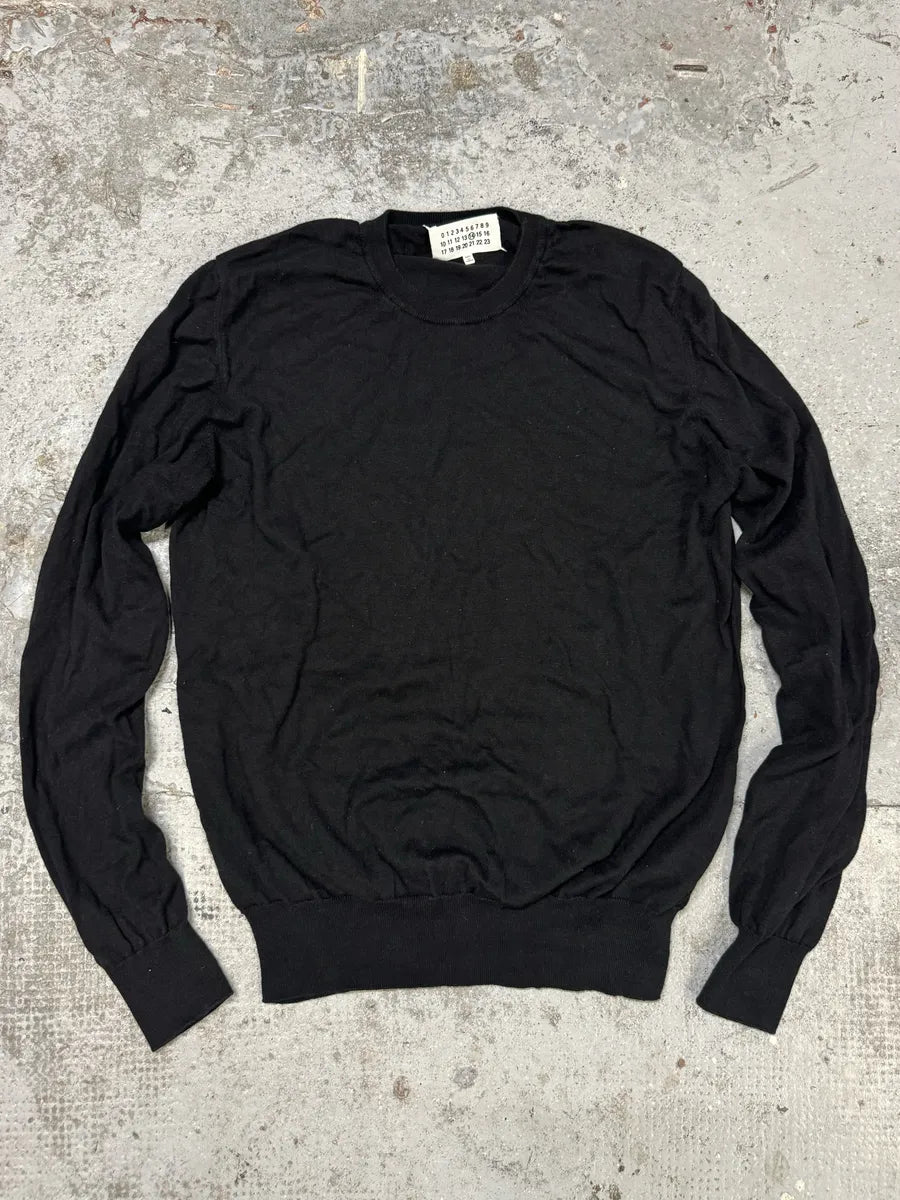 AW2018 Maison Margiela Black Padded Sweater  wkfNPwT 3