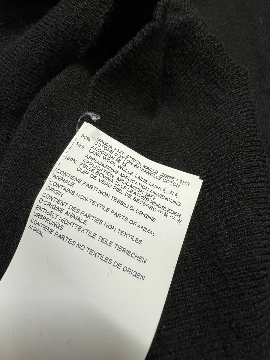 AW2018 Maison Margiela Black Padded Sweater  wkfNPwT 5
