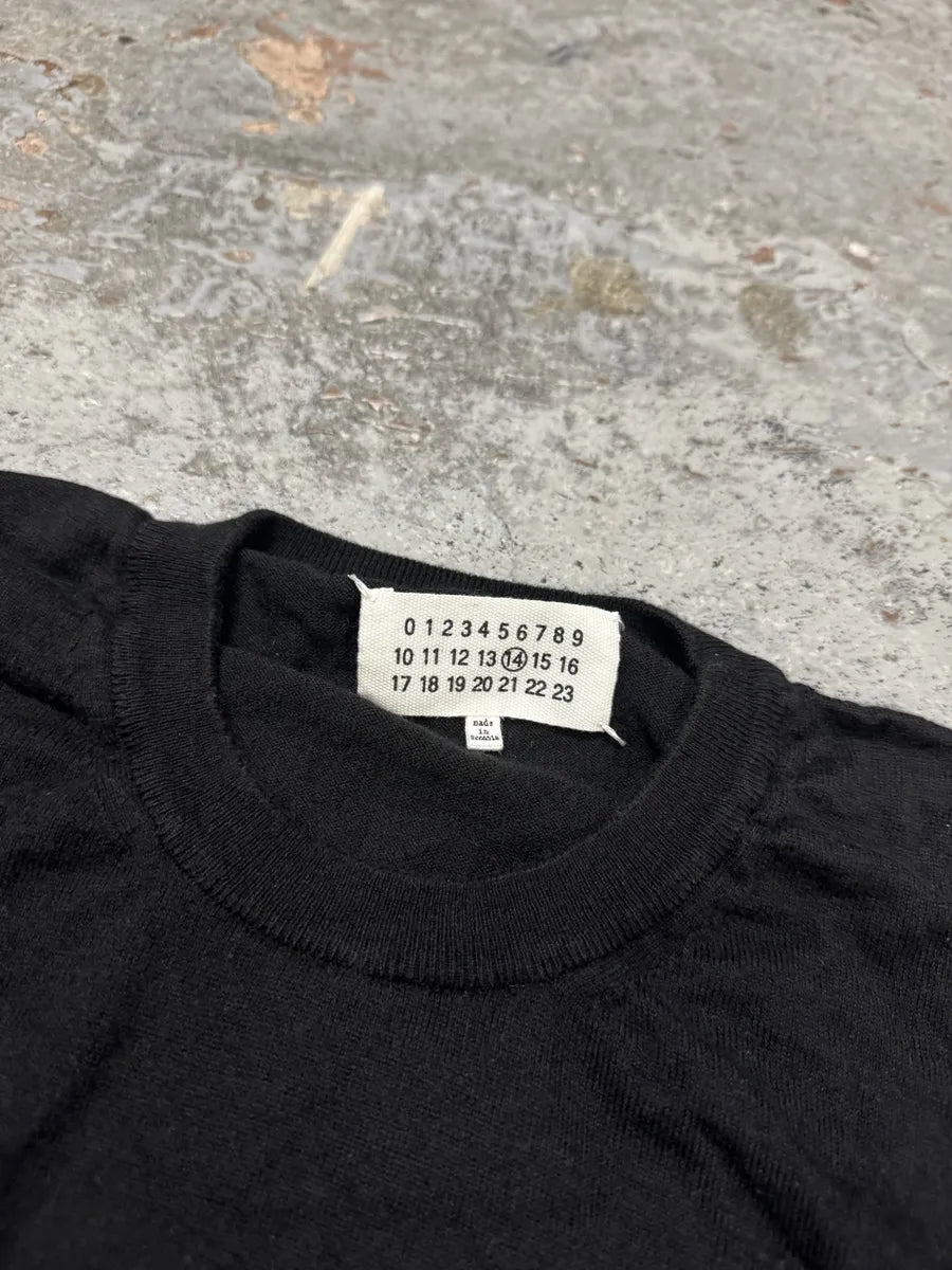 AW2018 Maison Margiela Black Padded Sweater  wkfNPwT 7