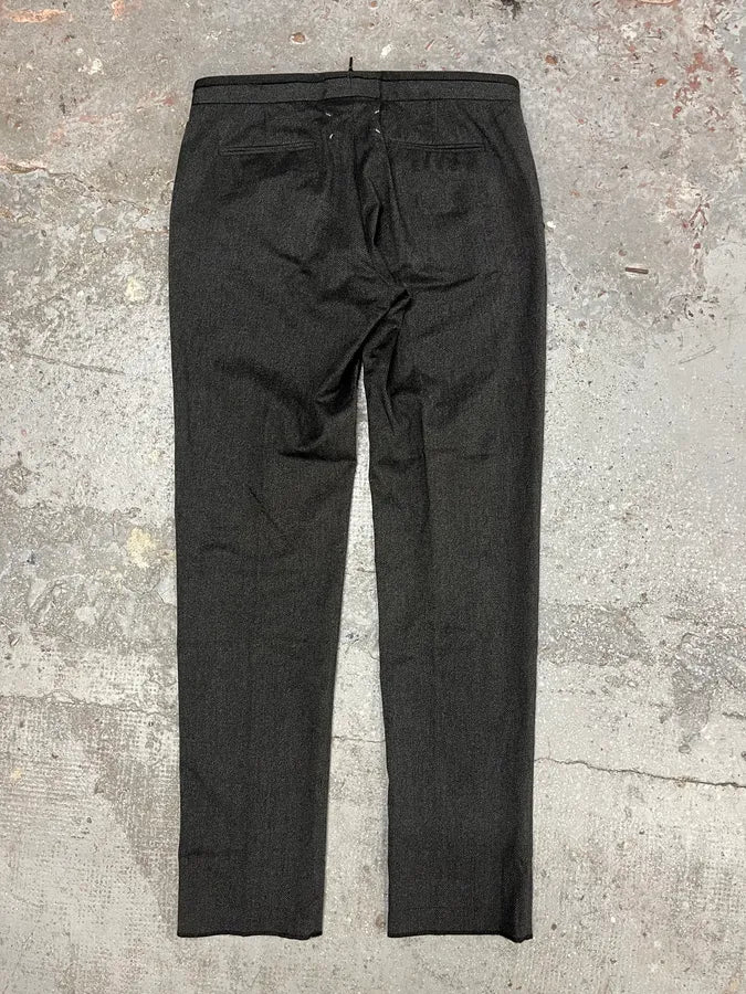 SS2015 Maison Margiela Grey Wool Tailored Pants vQZNHjt 2