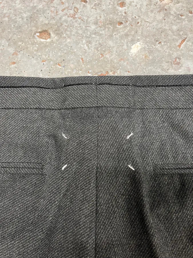 SS2015 Maison Margiela Grey Wool Tailored Pants vQZNHjt 7