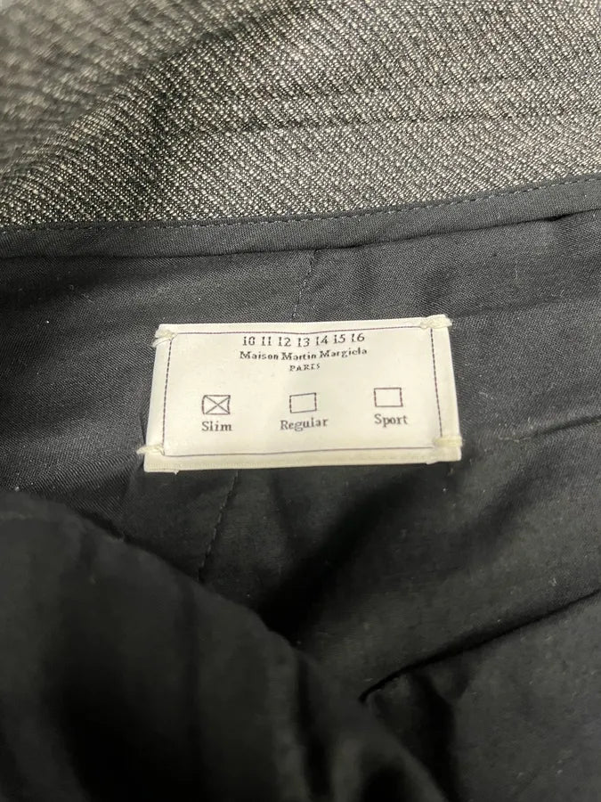 SS2015 Maison Margiela Grey Wool Tailored Pants vQZNHjt 9