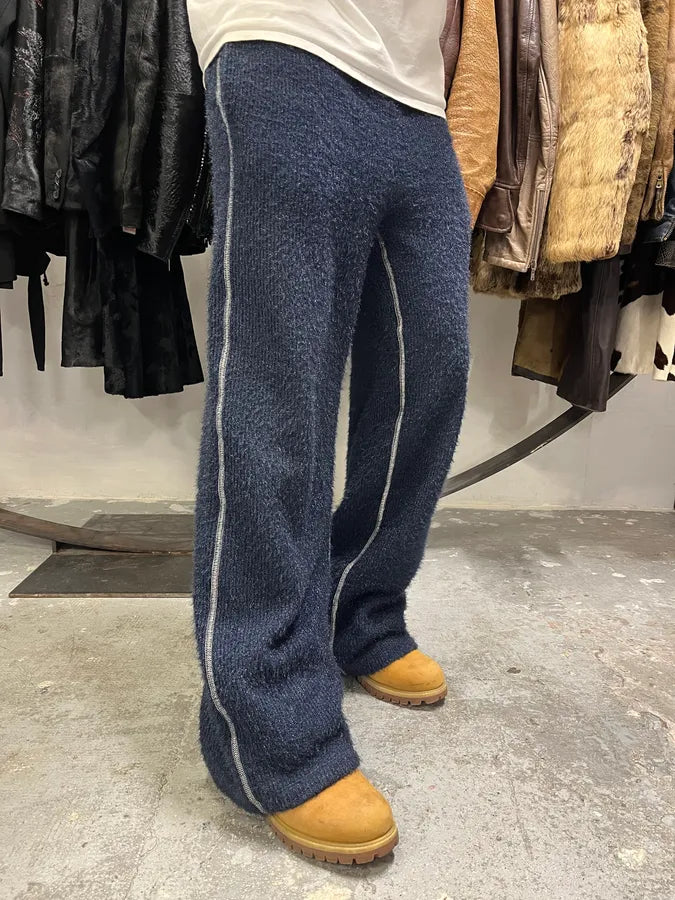 AW2018 Maison Margiela Navy Cozy Pants sTOJyFY 2