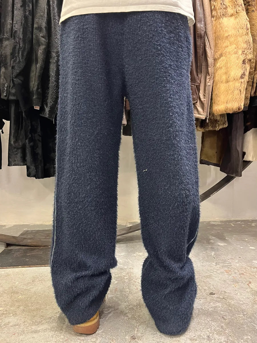 AW2018 Maison Margiela Navy Cozy Pants sTOJyFY 3