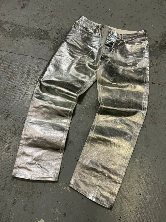 AW2018 Maison Margiela Silver Astro White Jeans wORmUFY 1