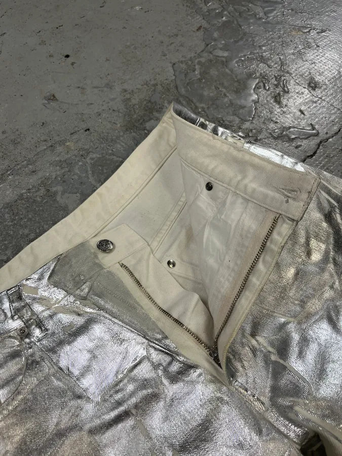 AW2018 Maison Margiela Silver Astro White Jeans wORmUFY 10