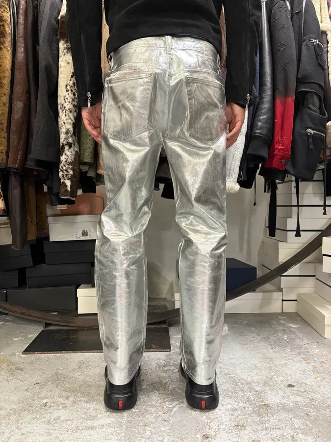 AW2018 Maison Margiela Silver Astro White Jeans wORmUFY 3