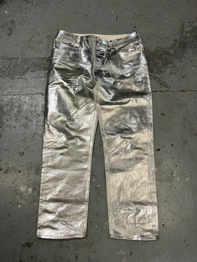 AW2018 Maison Margiela Silver Astro White Jeans wORmUFY 4