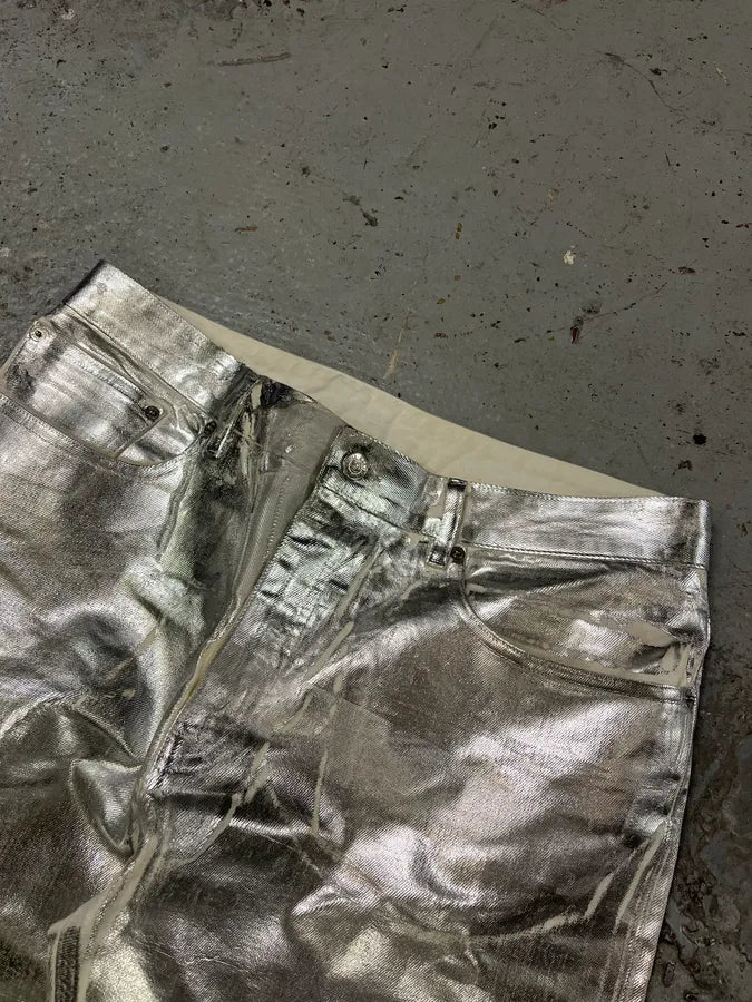 AW2018 Maison Margiela Silver Astro White Jeans wORmUFY 5