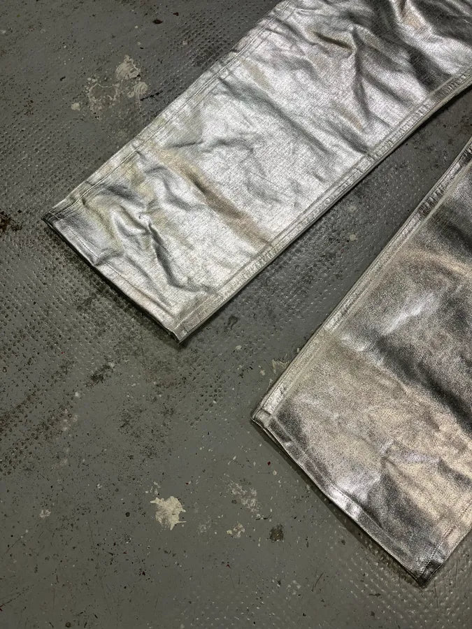 AW2018 Maison Margiela Silver Astro White Jeans wORmUFY 6