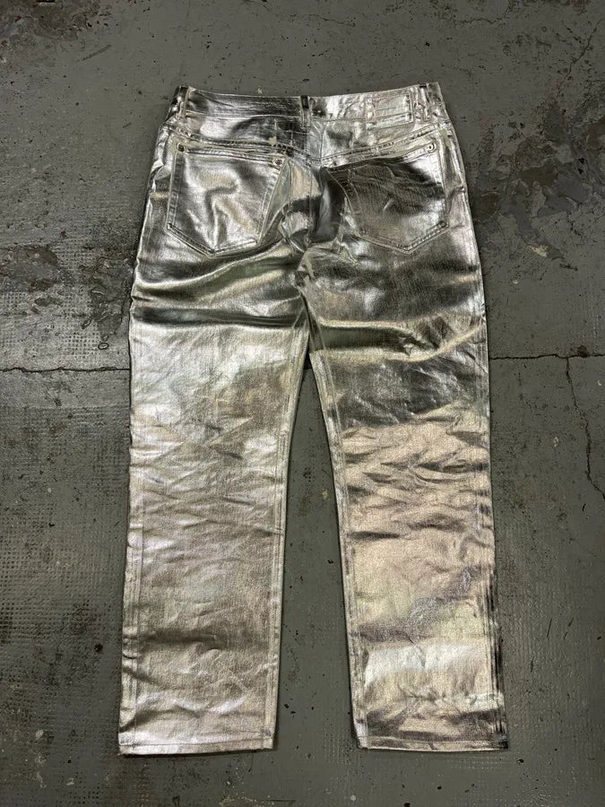AW2018 Maison Margiela Silver Astro White Jeans wORmUFY 7