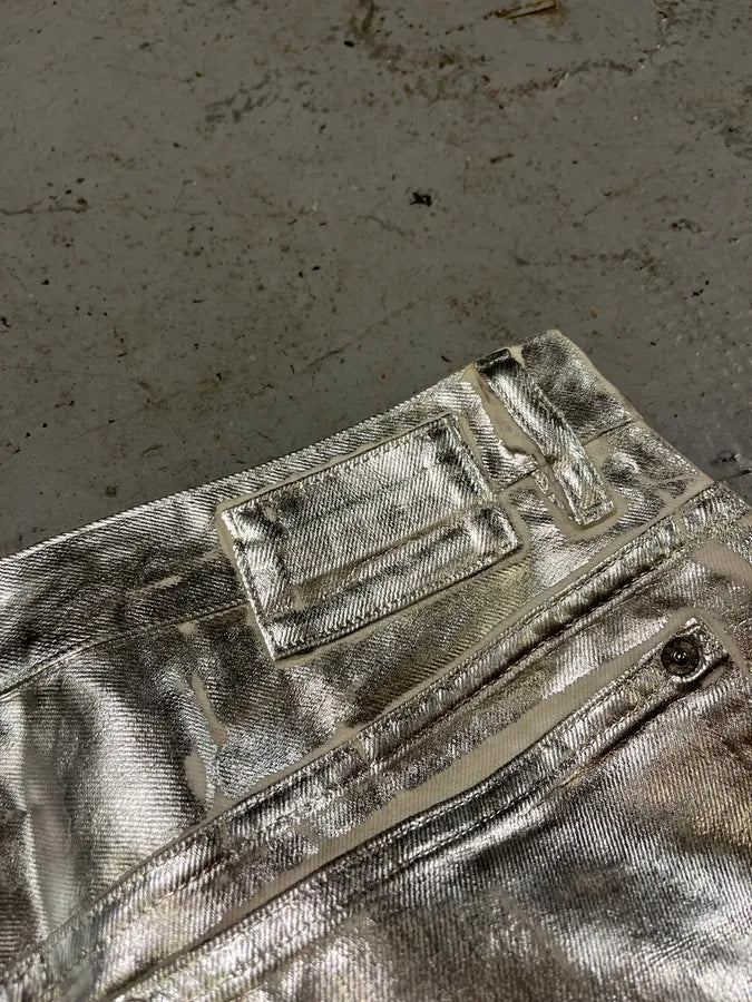 AW2018 Maison Margiela Silver Astro White Jeans wORmUFY 9