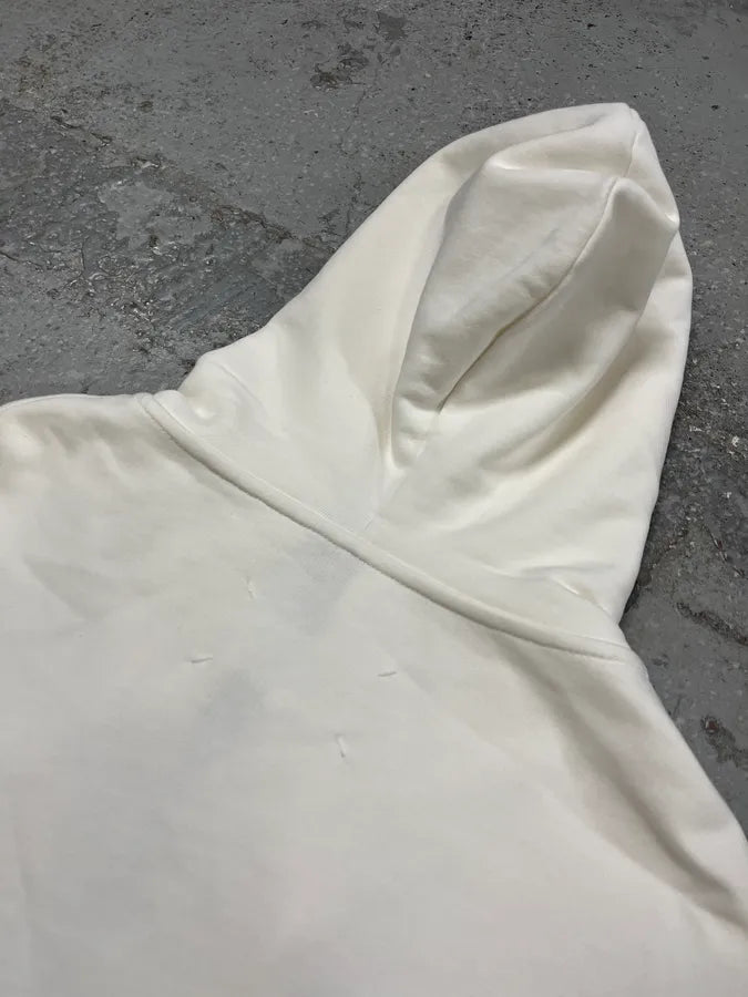 AW2018 Maison Margiela White 5 Zips Zip-up Hoodie fRtvEBp 6