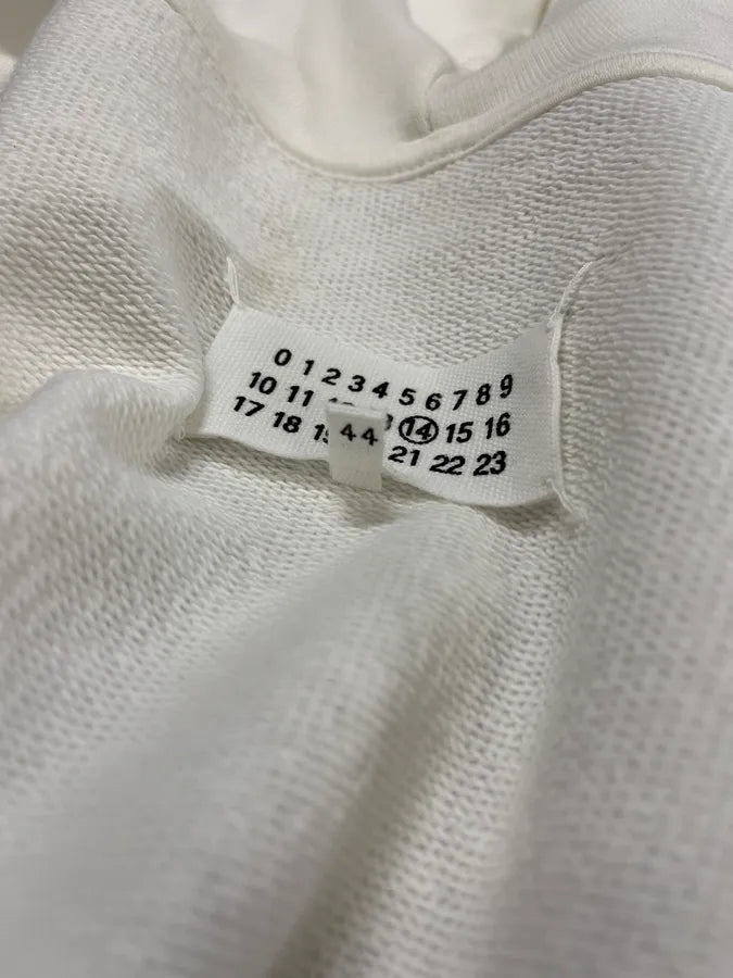 AW2018 Maison Margiela White 5 Zips Zip-up Hoodie fRtvEBp 9