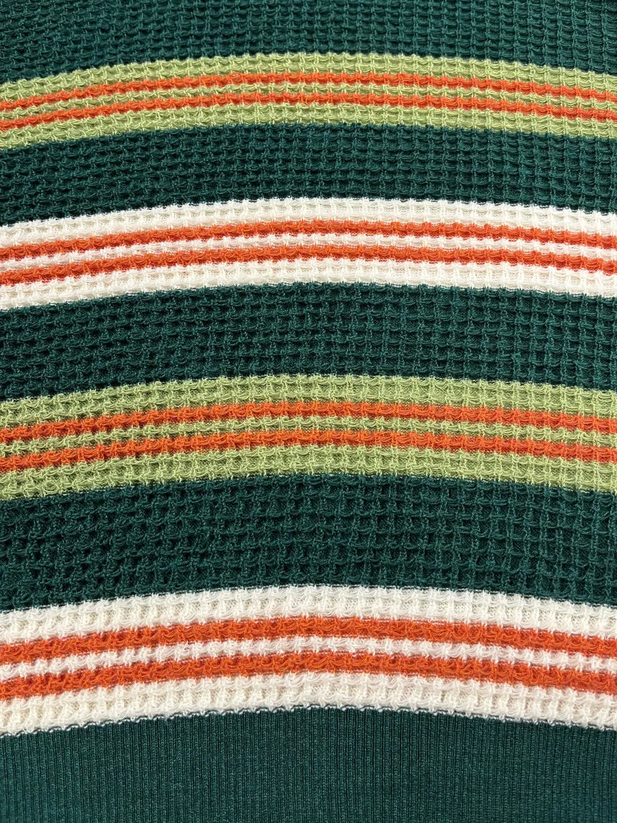 AW2018 Marni Wool Forest Green Stripped Sweater (S) lTaTVFx 8