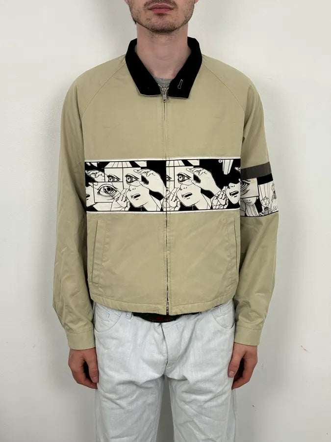 SS2018 Prada Beige Comics Light Classy Jacket dAvYubd 1