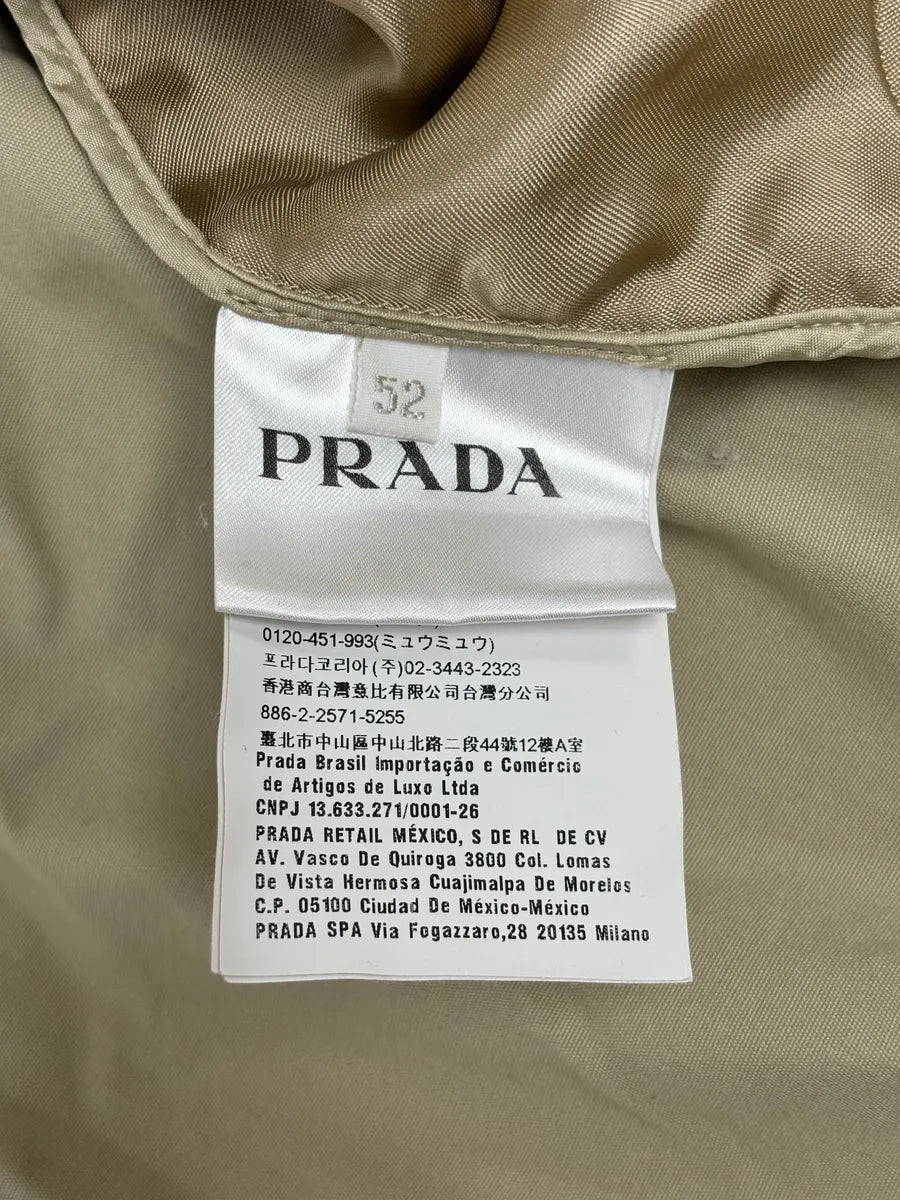 SS2018 Prada Beige Comics Light Classy Jacket dAvYubd 14