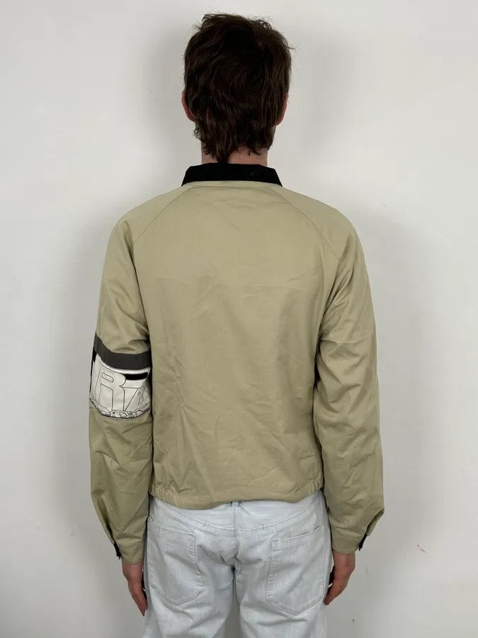 SS2018 Prada Beige Comics Light Classy Jacket dAvYubd 2
