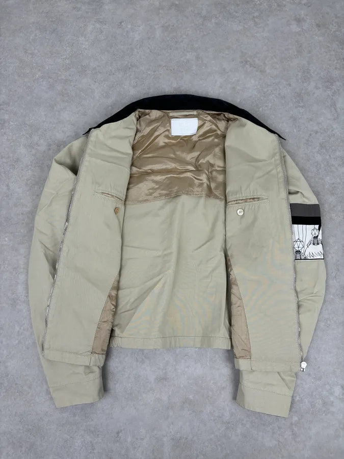 SS2018 Prada Beige Comics Light Classy Jacket dAvYubd 8