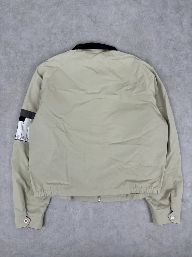 SS2018 Prada Beige Comics Light Classy Jacket dAvYubd 4