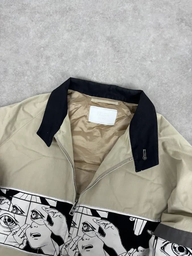 SS2018 Prada Beige Comics Light Classy Jacket dAvYubd 6