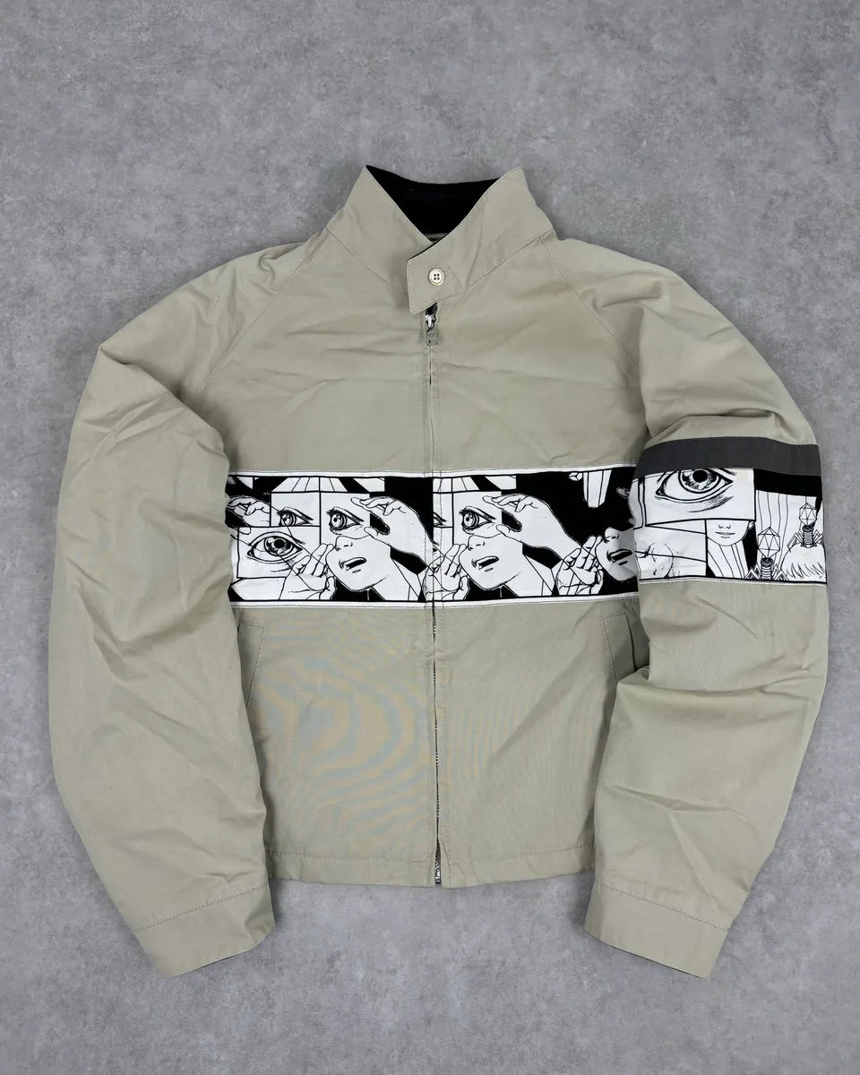 SS2018 Prada Beige Comics Light Classy Jacket dAvYubd 0