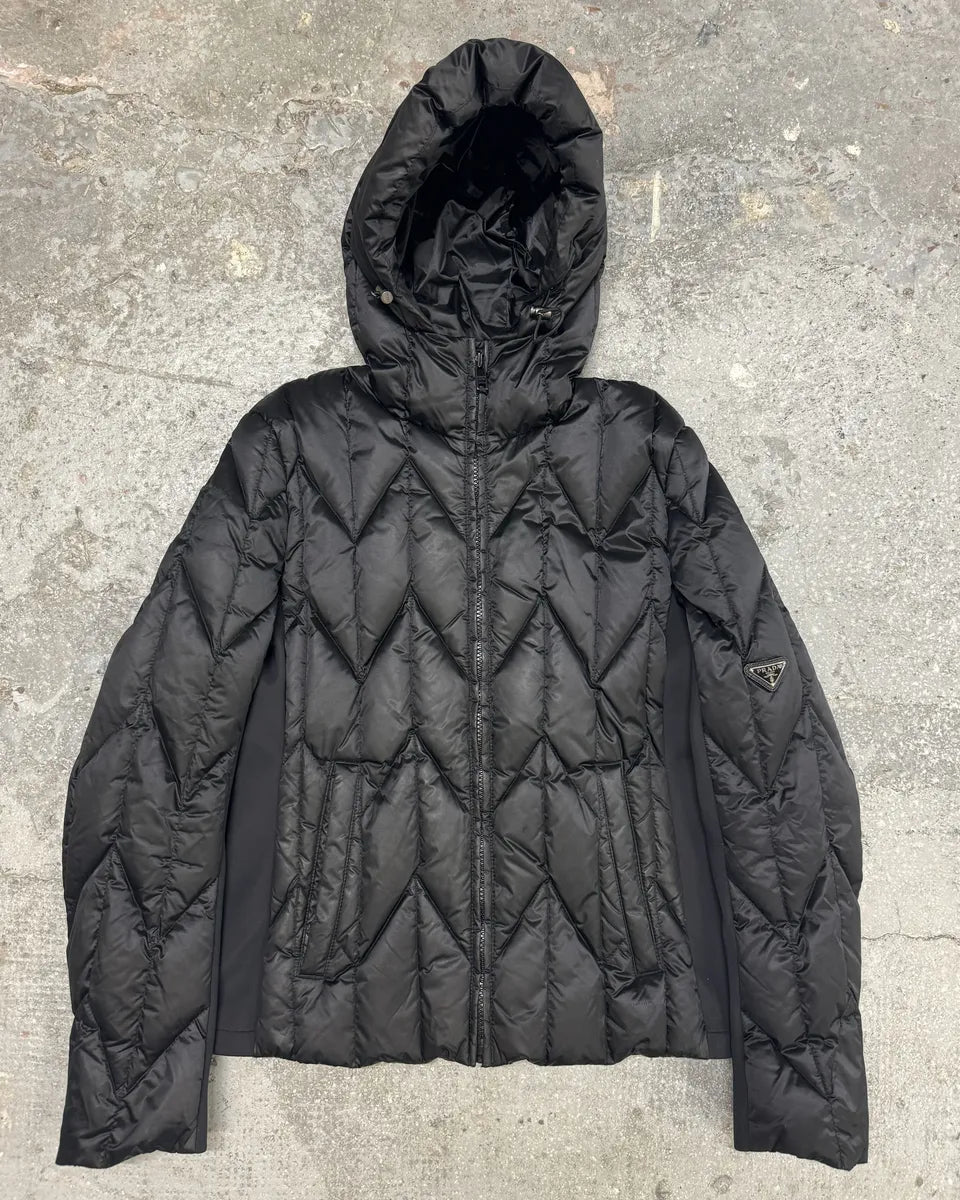 AW2018 Prada Black Puffer Nylon Jacket (S/M) 0