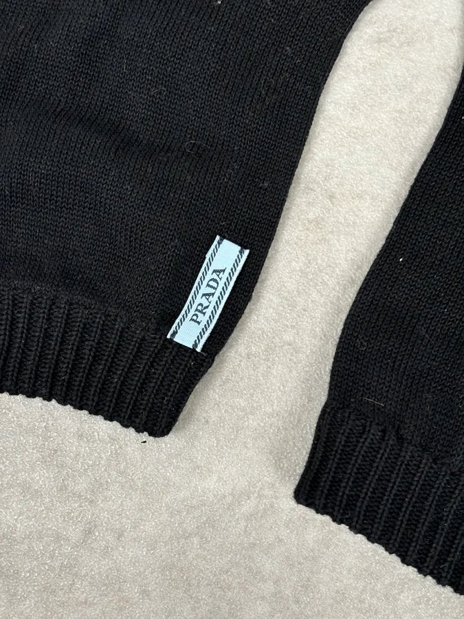 AW2018 Prada Black Signature Gloves JxEOidf 4