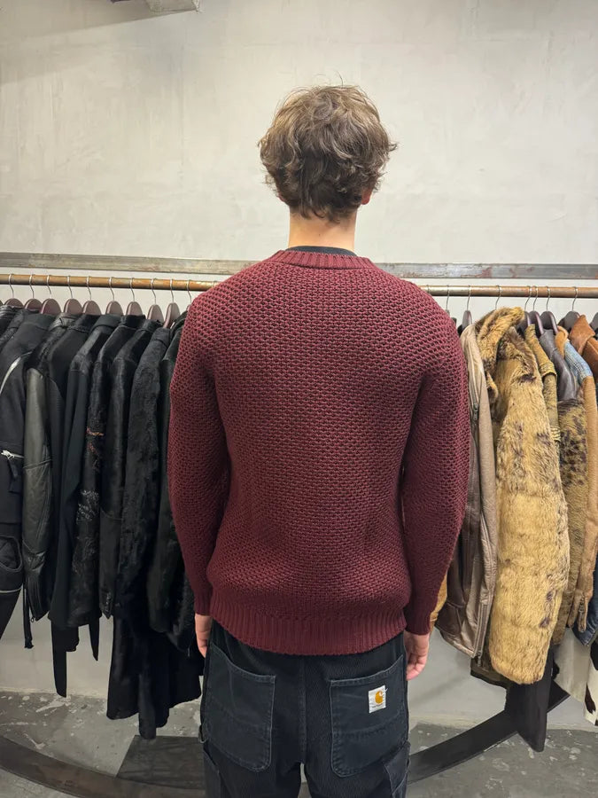 AW2018 Prada Bordeaux Wool Sweater (L) TUpJiOM 2