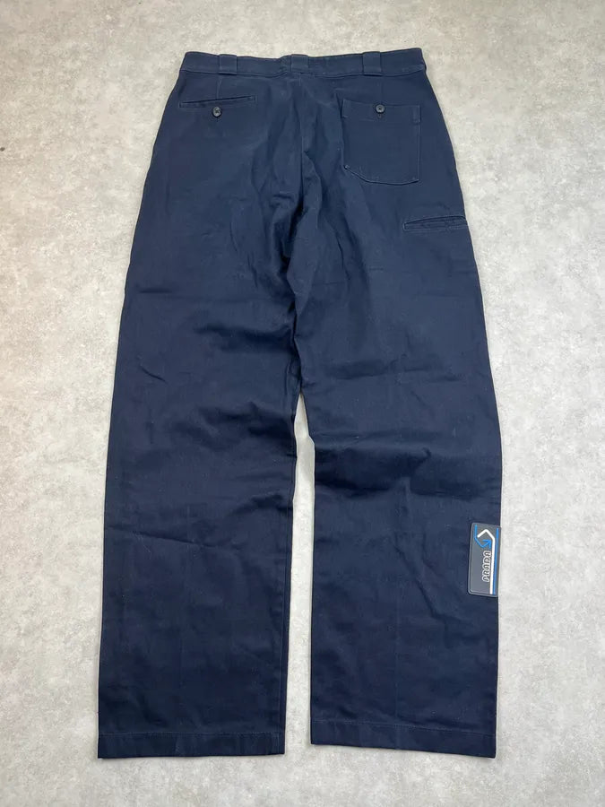 AW2018 Prada Dark Navy Oversized Cozy Pants DHPgzsh 0