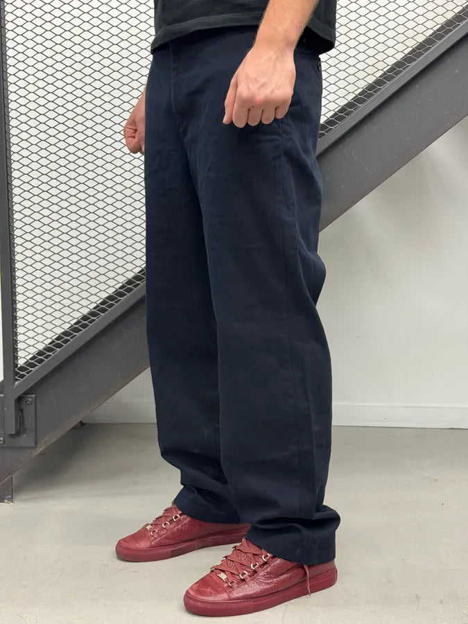 AW2018 Prada Dark Navy Oversized Cozy Pants DHPgzsh 2