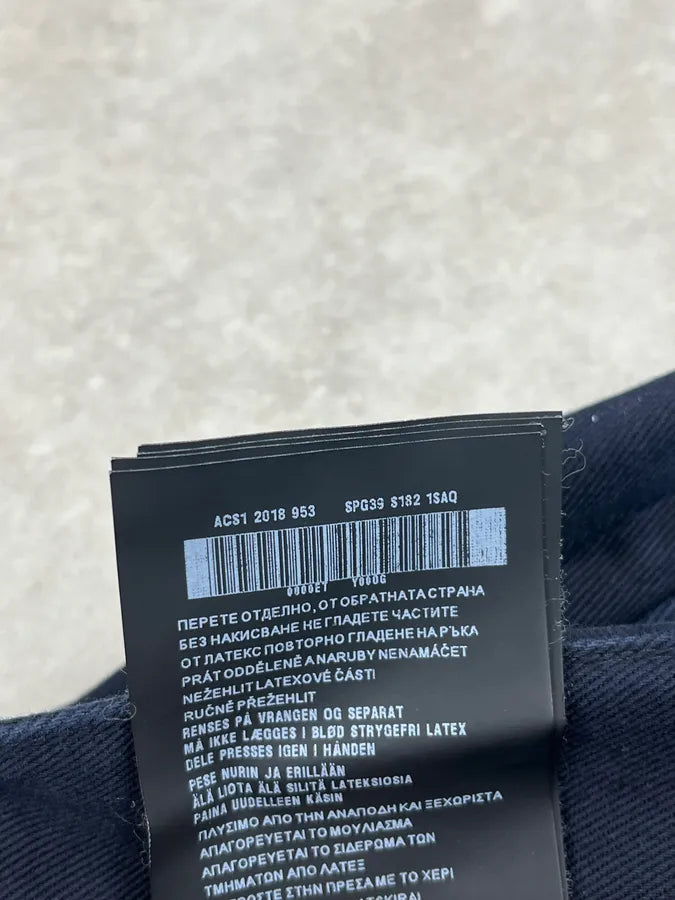 AW2018 Prada Dark Navy Oversized Cozy Pants DHPgzsh 15
