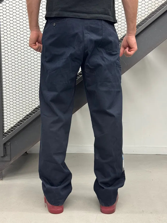 AW2018 Prada Dark Navy Oversized Cozy Pants DHPgzsh 3
