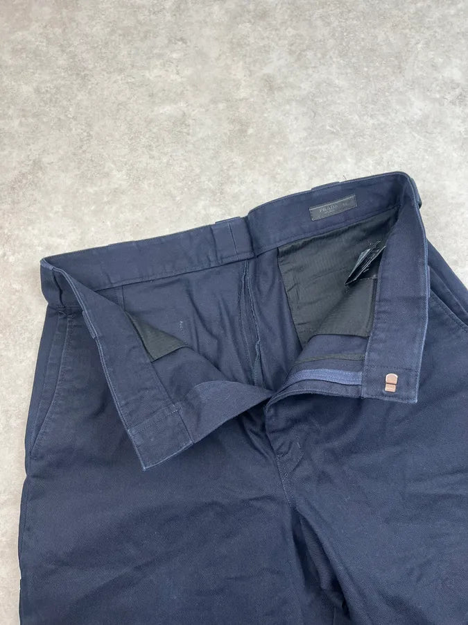 AW2018 Prada Dark Navy Oversized Cozy Pants DHPgzsh 10