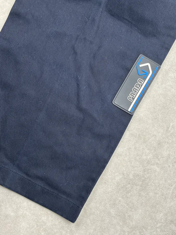 AW2018 Prada Dark Navy Oversized Cozy Pants DHPgzsh 12