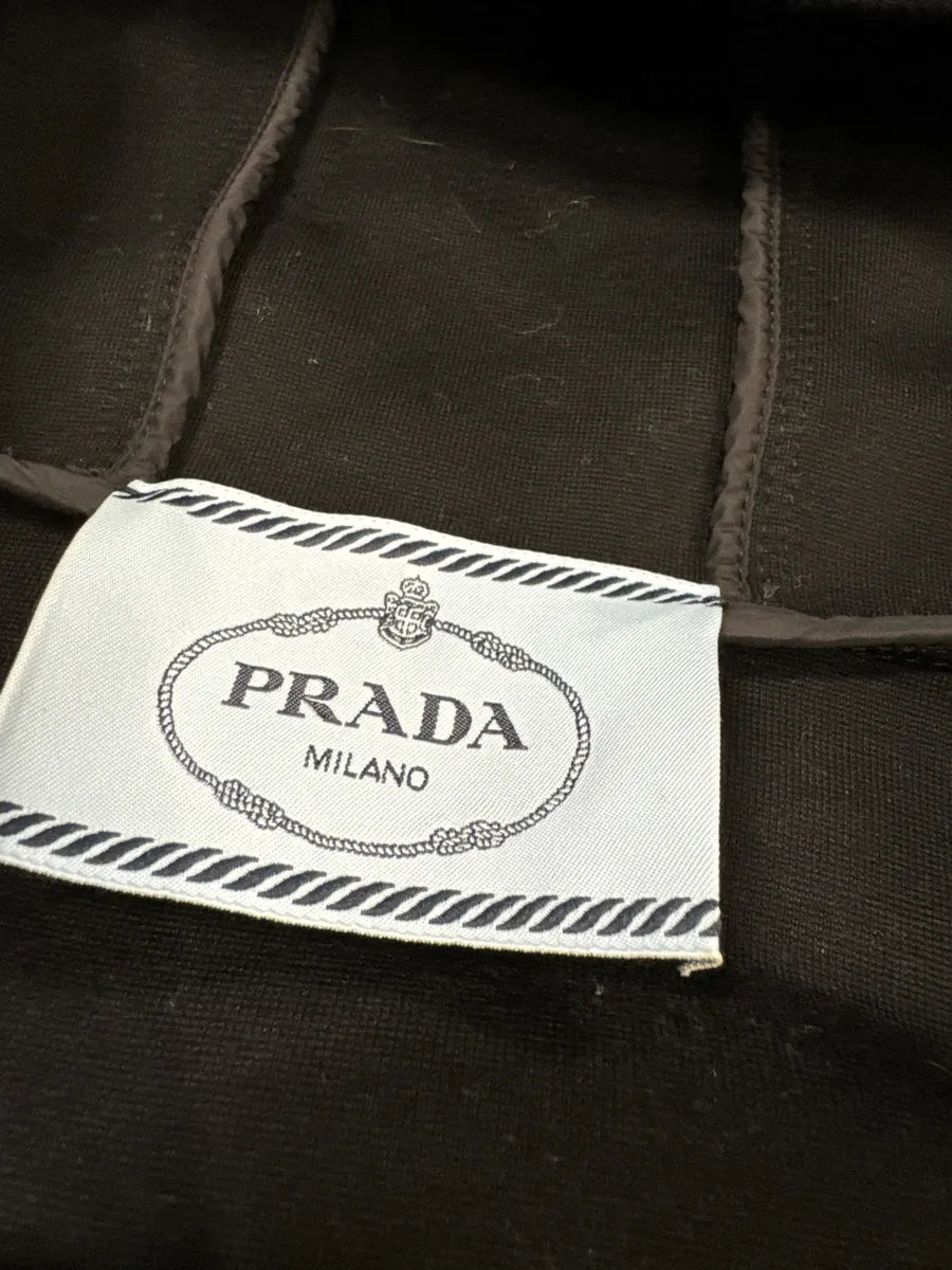 AW2018 Prada Graphic Logo Black Sweatshirt (M) fgDdfog 11