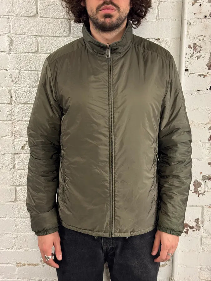 AW2018 Prada Linea Rossa Reversible Green & Grey Jacket mJjZXhW 1