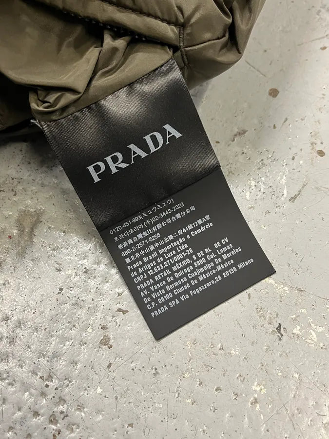 AW2018 Prada Linea Rossa Reversible Green & Grey Jacket mJjZXhW 12