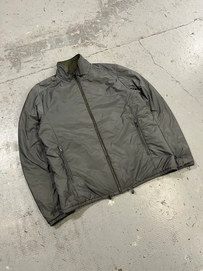 AW2018 Prada Linea Rossa Reversible Green & Grey Jacket mJjZXhW 6