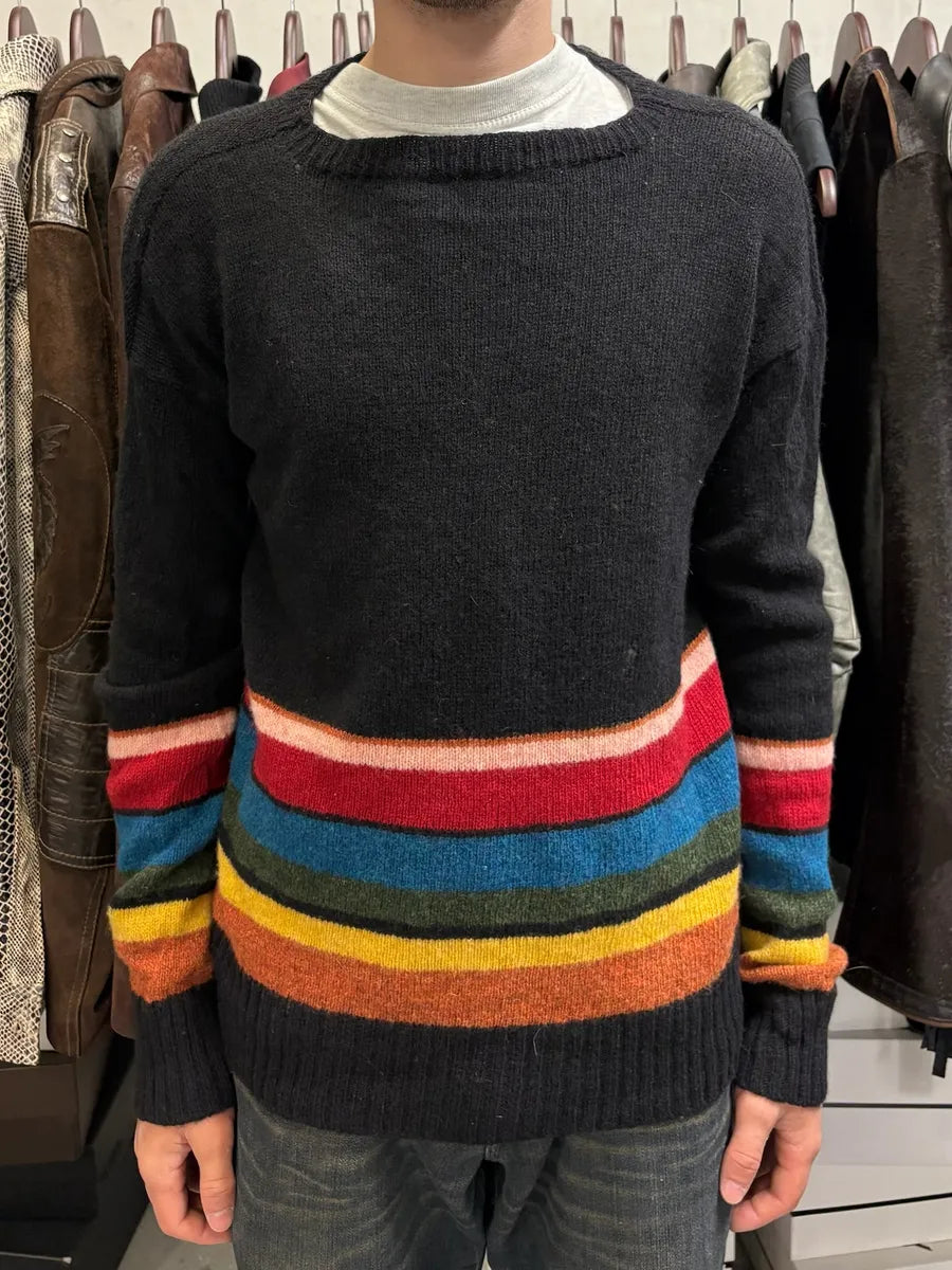 AW2018 Prada Multicolor Minimalist Wool Sweater xkdNsyH 1