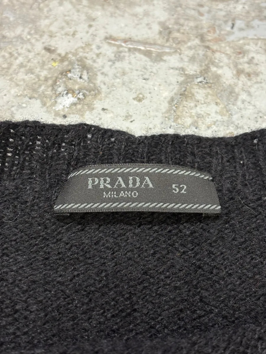 AW2018 Prada Multicolor Minimalist Wool Sweater xkdNsyH 6