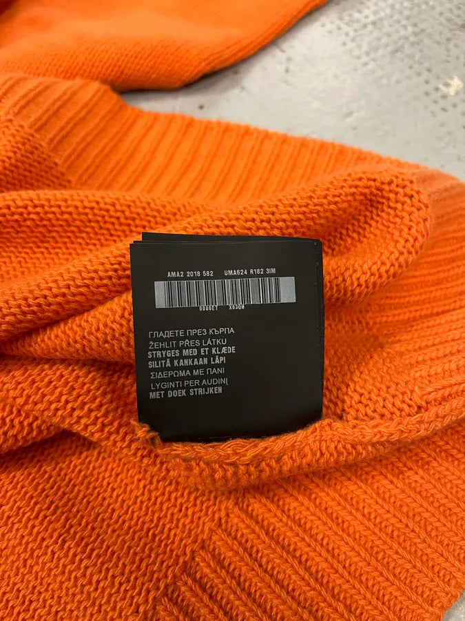 AW2018 Prada Orange Wool Minimalist Sweater ytglKUo 12