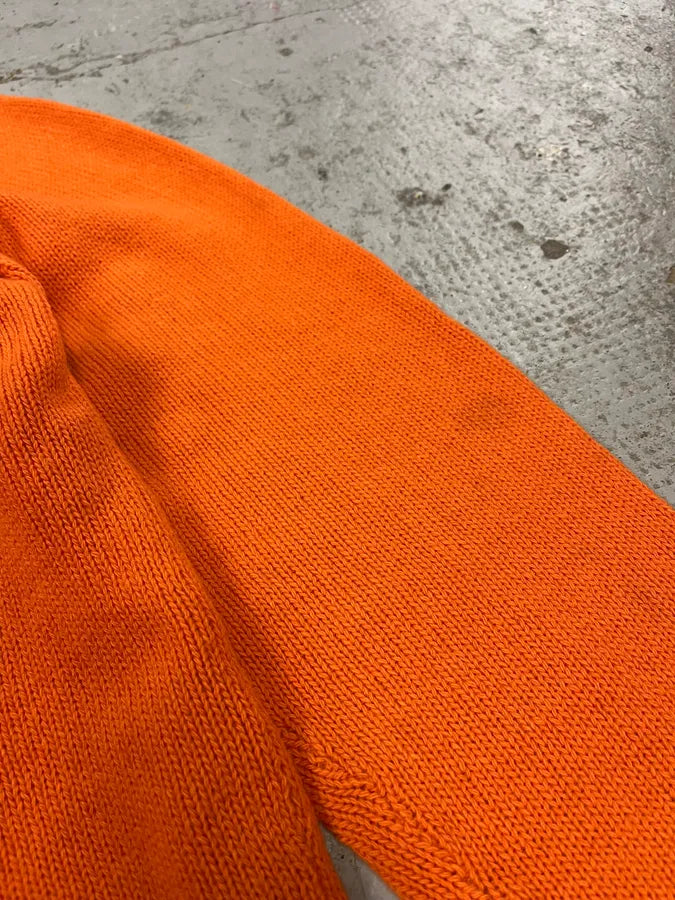 AW2018 Prada Orange Wool Minimalist Sweater ytglKUo 6